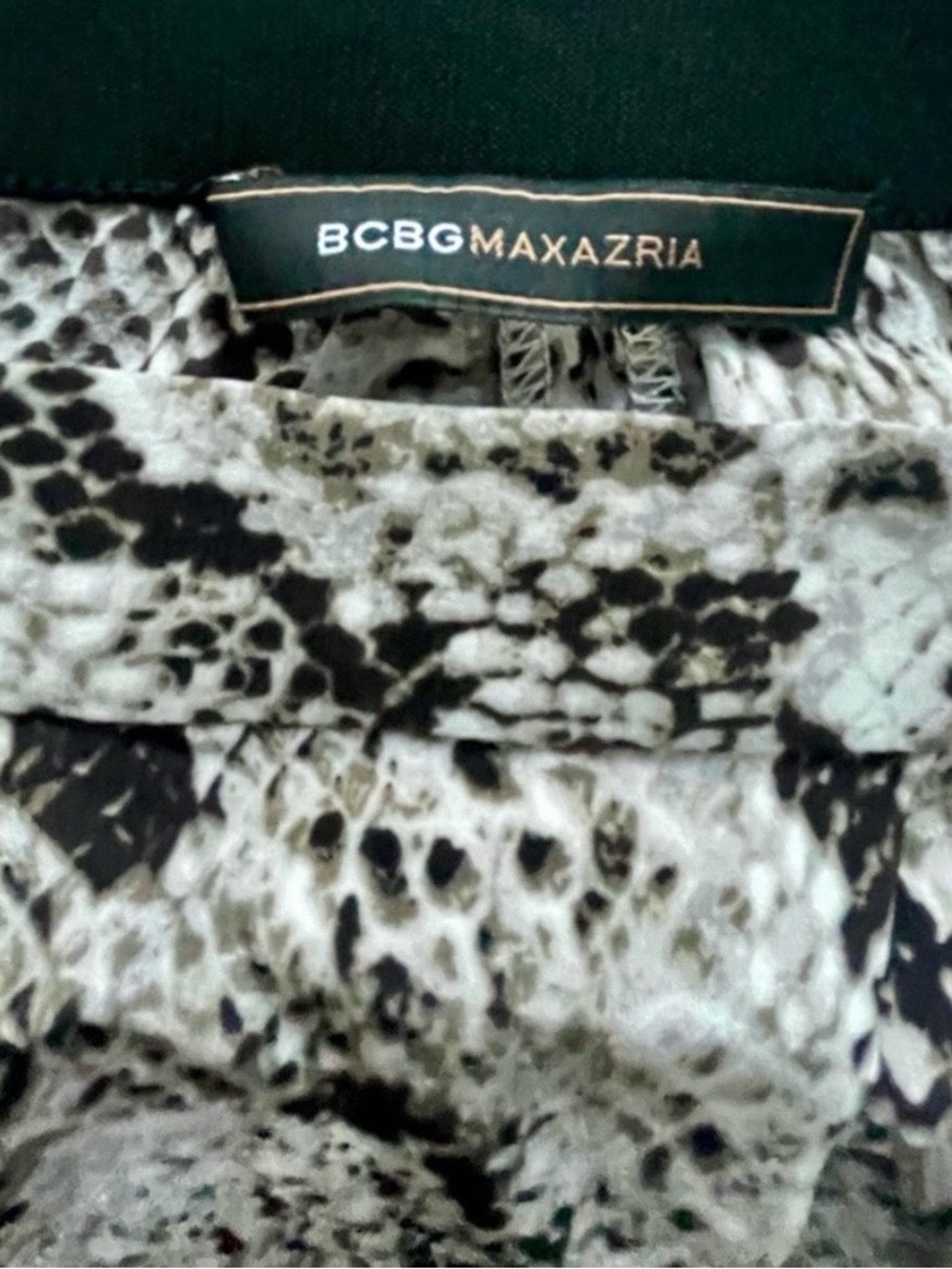 BCBGMAXAZARIA 100% Silk Animal Print Pants Size S NWOT - Picture 8 of 11